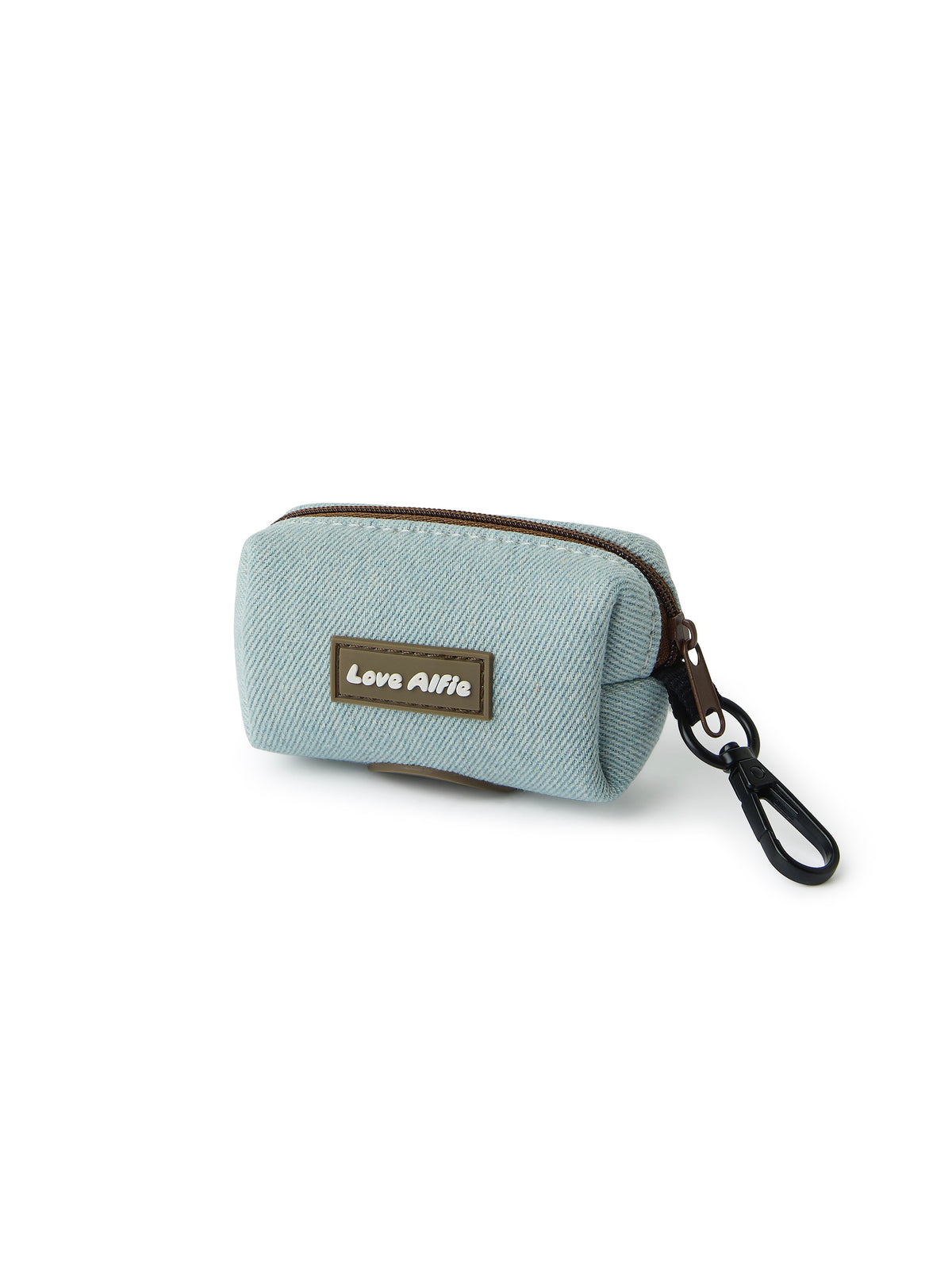 Poop Bag Pouch Baby Blue Denim